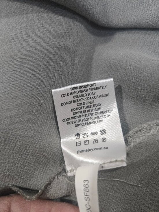 NWT Shona Joy La Lune Bias Cowl Midi Dress In Sage Size USA8 - Picture 13 of 15